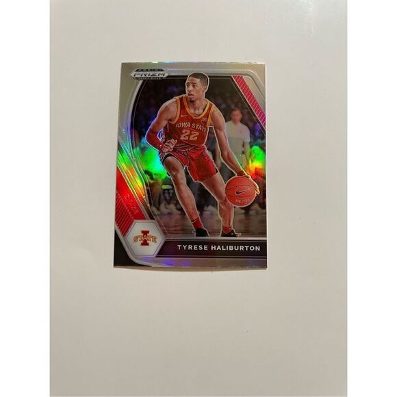 Tyrese Halliburton prizm rookie draft pick #37 mint condition refractor rare - Picture 2 of 4